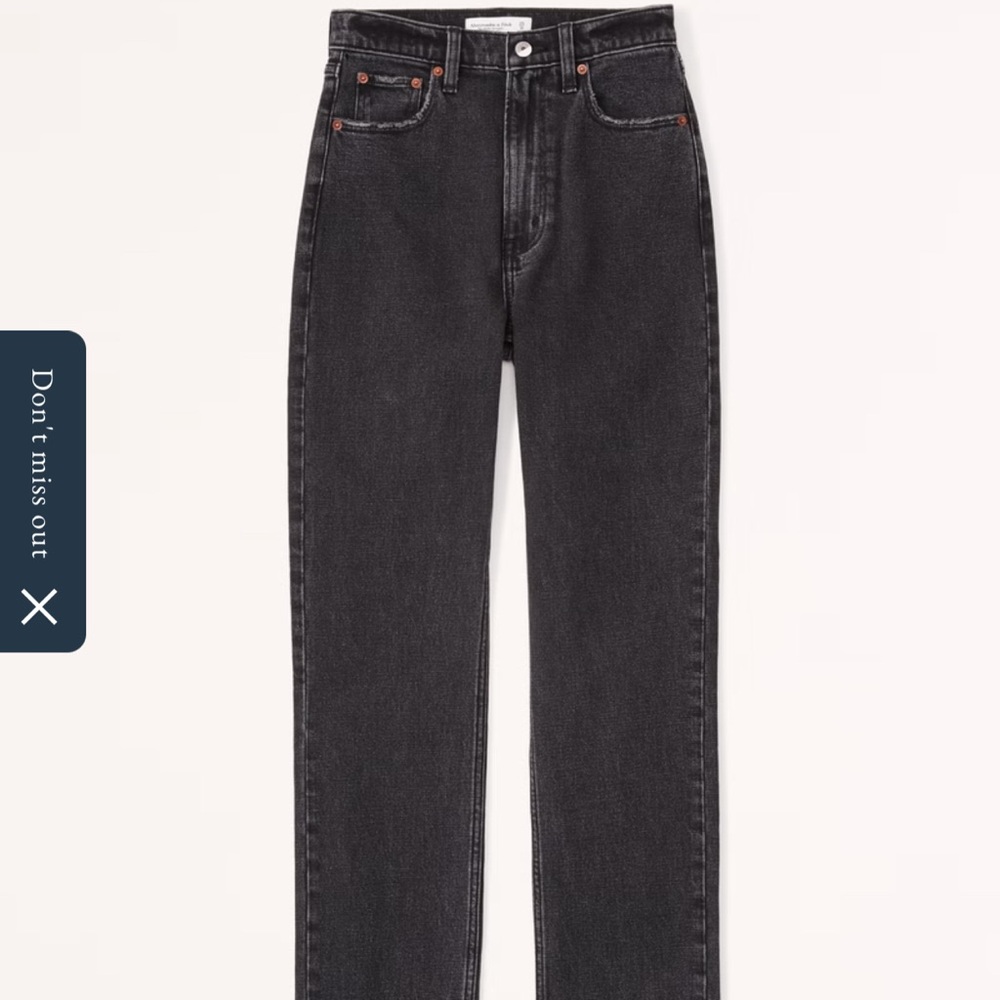 Abercrombie & Fitch Charcoal Denim Jeans